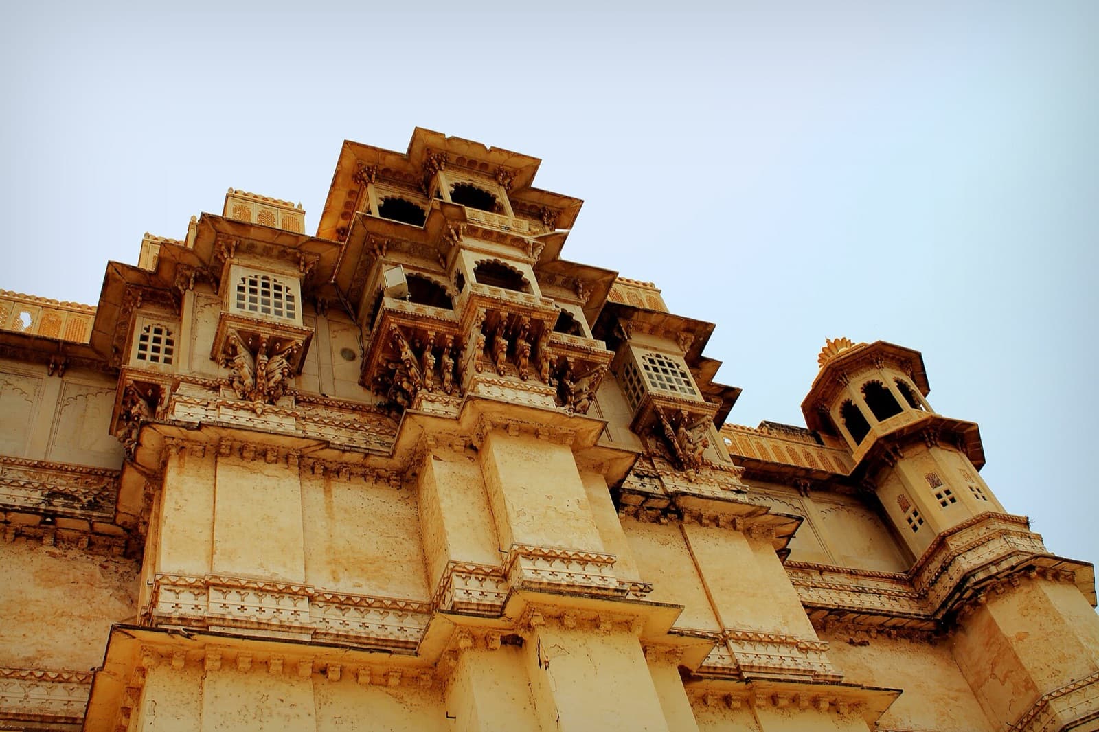 City Palace, Udaipur, on the shore of Lake Pichola