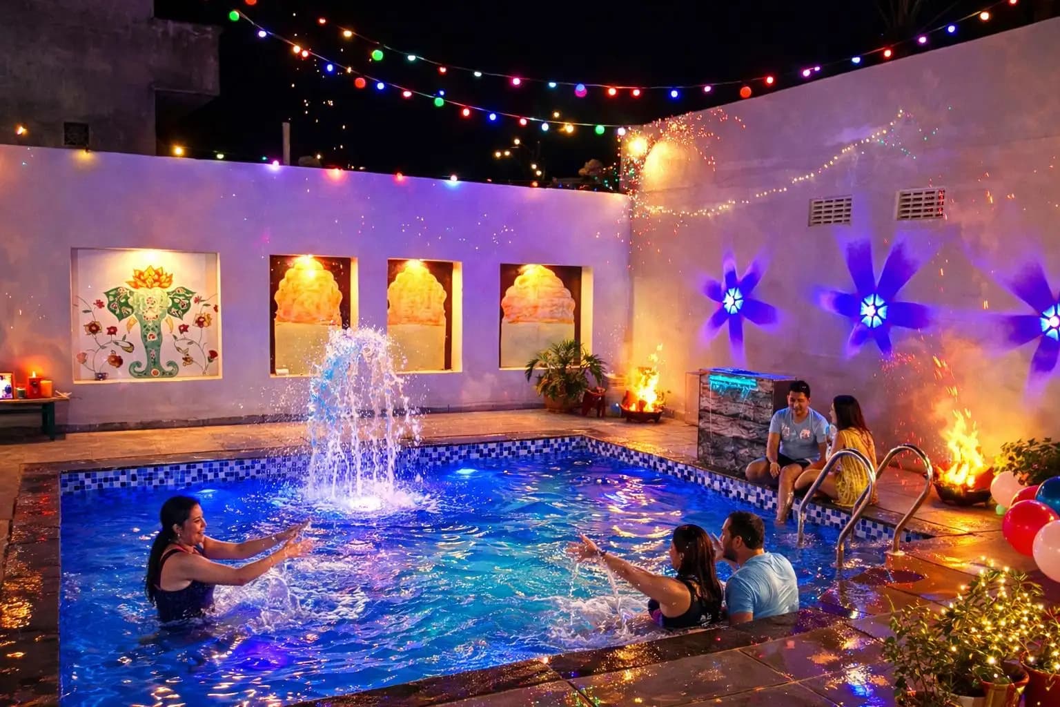 Photo 11 of 18 – 4 BHK villa with a private pool in Barodiya, Udaipur (BMF-V578)