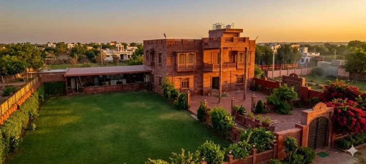 Photo 2 of 12 – 4 BHK villa with a private pool in Manakleo, Jodhpur (BMF-V579)