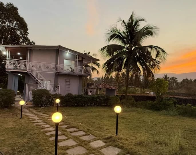Photo 12 of 19 – 2 BHK farmhouse with a pool in Nadode Wadi, Karjat (BMF-F581)