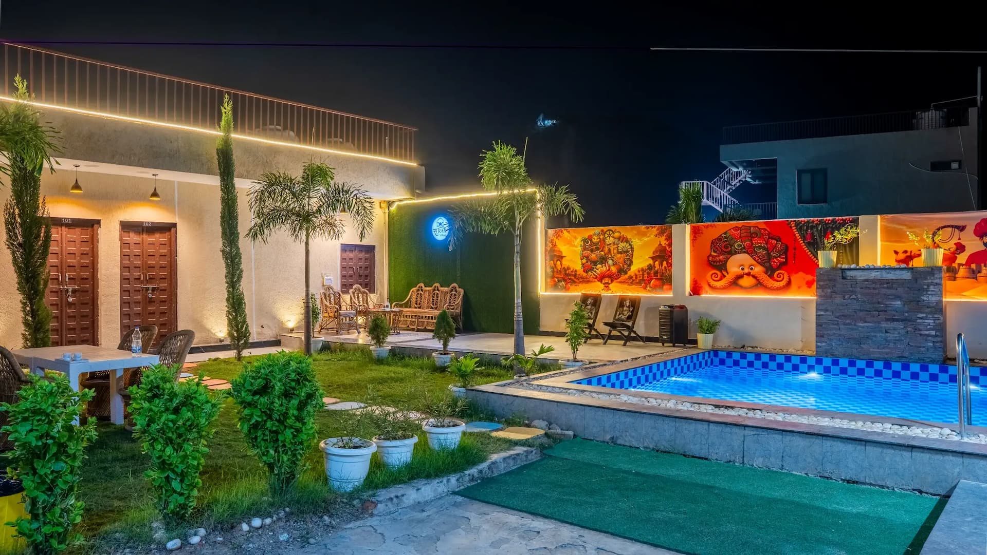Photo 5 of 5 – 2 BHK villa with a private pool in Amberi, Udaipur (BMF-V588)