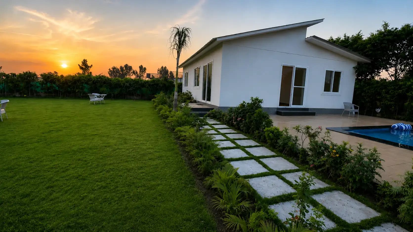 Photo 5 of 18 – 3 BHK villa with a private pool in Noida, Delhi (BMF-V609)