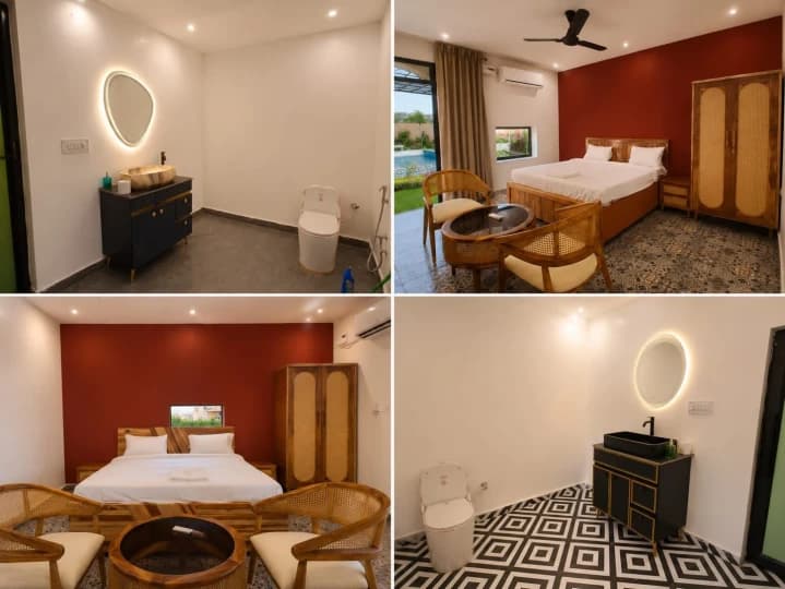 Photo 3 of 15 – 2 BHK villa with a private pool in The Lalit Mangar, Faridabad (BMF-V614)