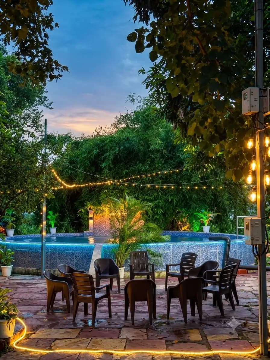 Photo 7 of 9 – 3 BHK farmhouse with a private pool in Echelon College, Faridabad (BMF-F618)