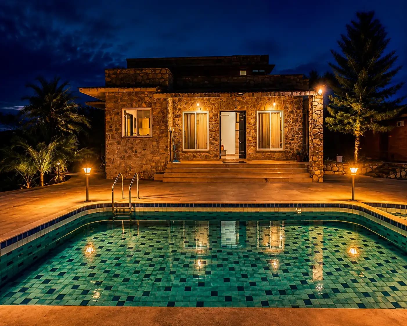Photo 12 of 17 – 2 BHK farmhouse with a pool in Ishwal, Udaipur (BMF-F620)
