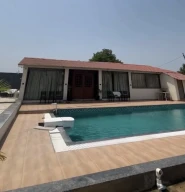 2 BHK farmhouse with a private pool in Kinkhlod, Vadodara (BMF-F471)