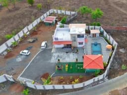 3 BHK farmhouse with a private pool in Kadav, Karjat (BMF-F607)