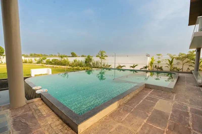 Private pool at OASIS Retreat, Sanand, Ahmedabad