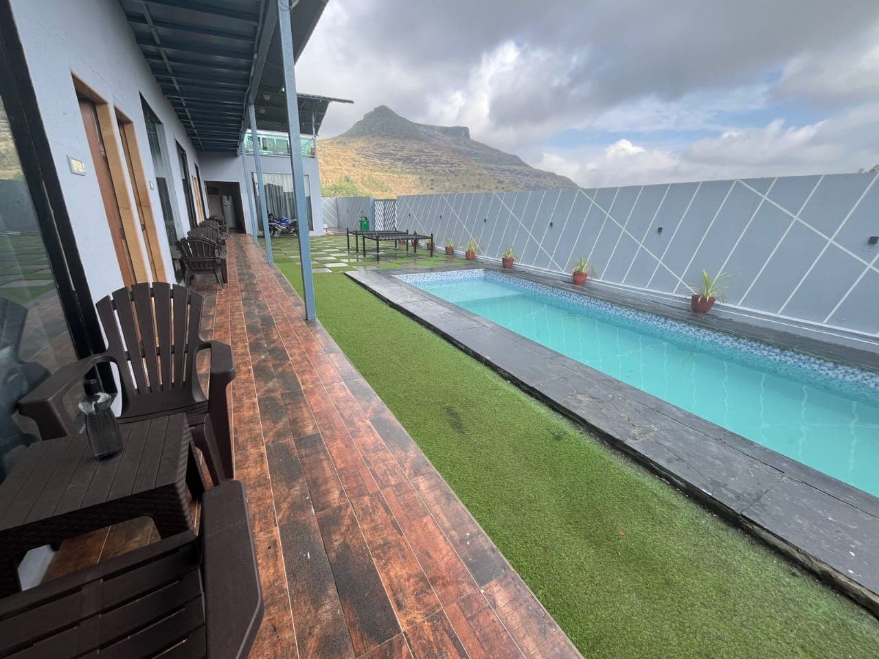 Private pool at Exoticaa, Takeghoti, Igatpuri