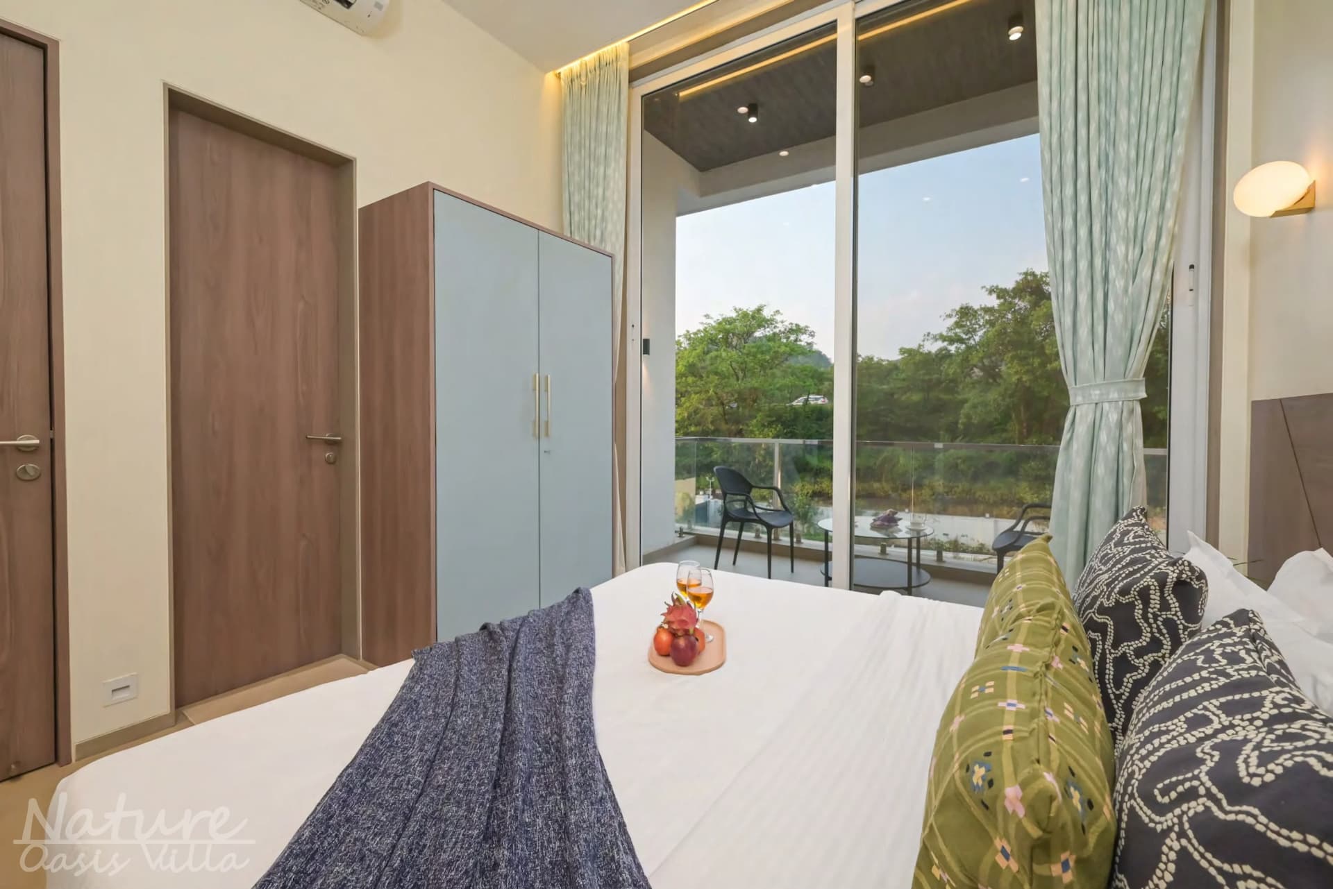 Private swimming pool at Nature Oasis, Khandala, Lonavala